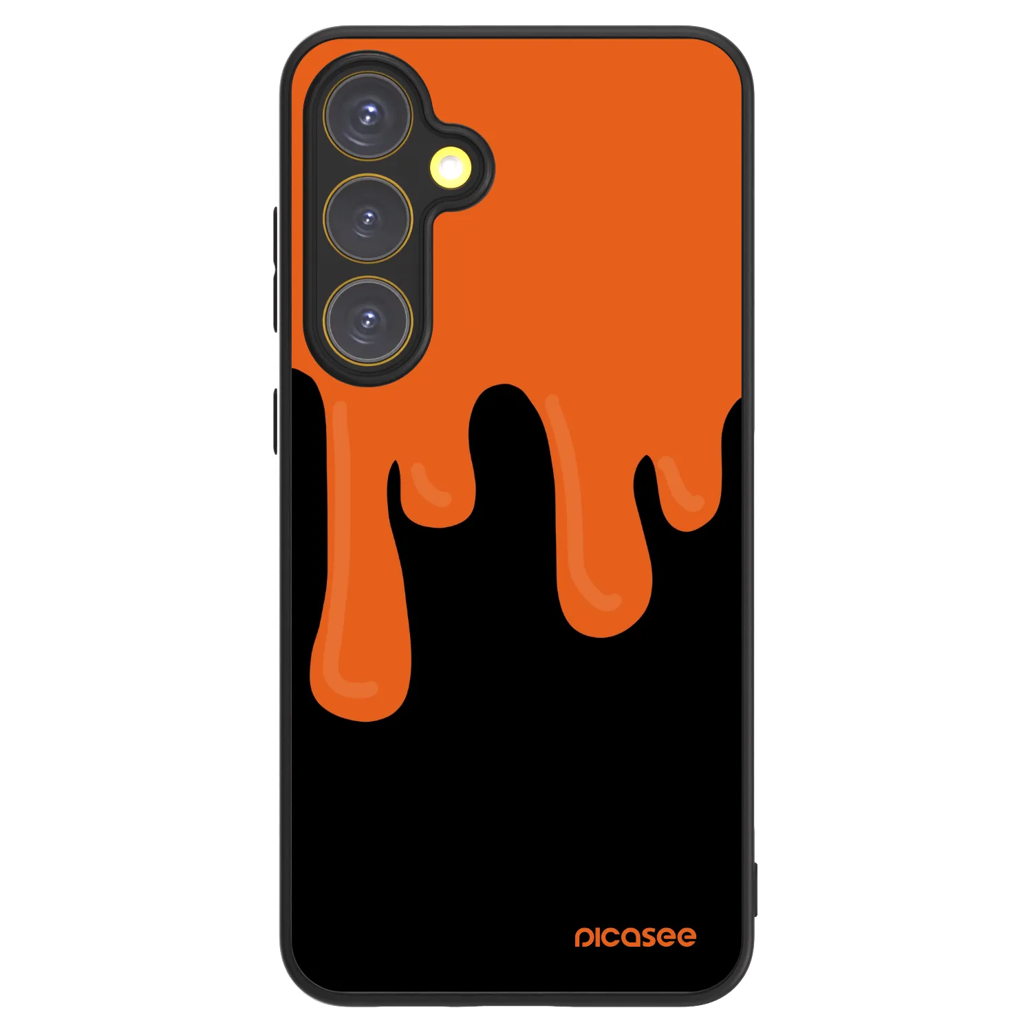 Picasee ULTIMATE CASE PowerShare pentru Samsung Galaxy S24 FE S721B - Orange spooky