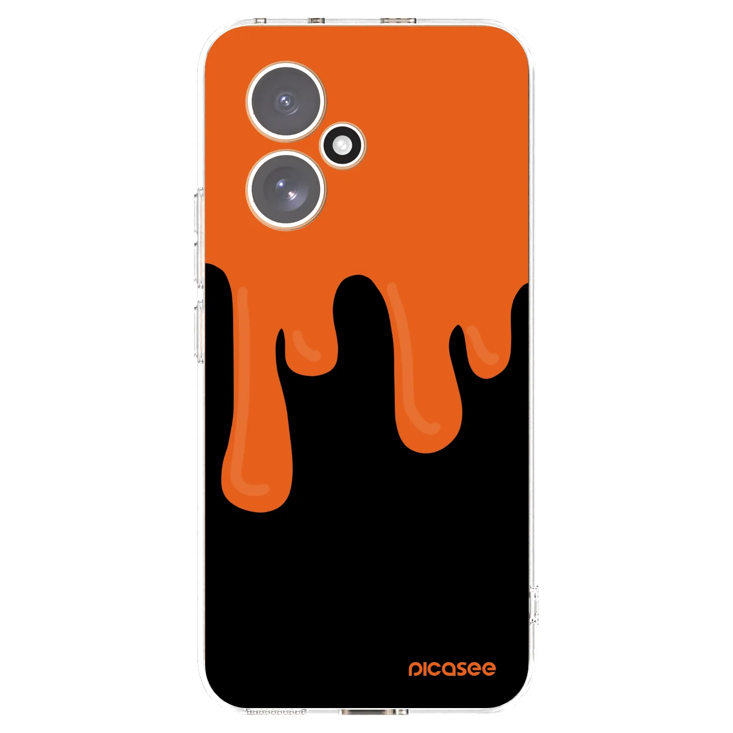 Picasee husă transparentă din silicon pentru Honor 400 5G - Orange spooky