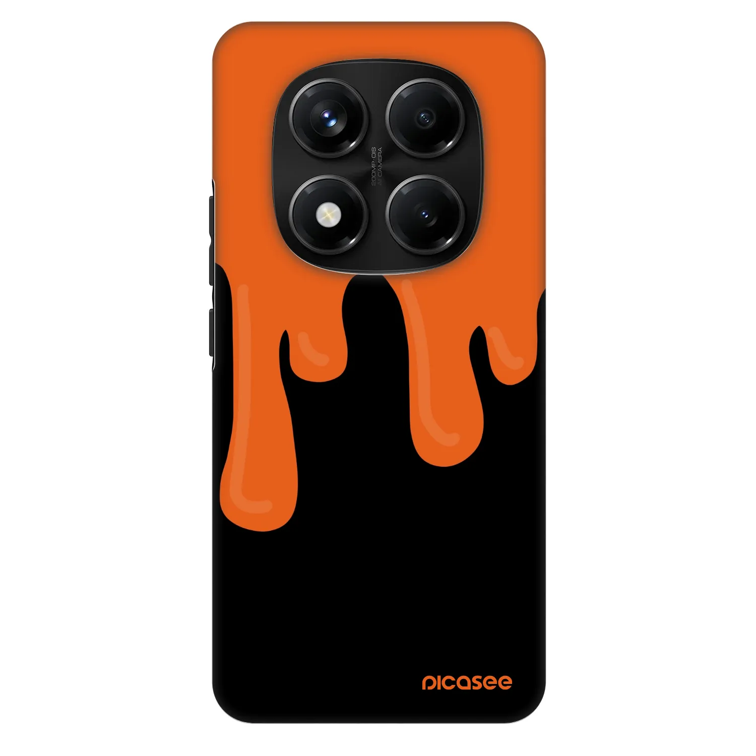Picasee Fashion Case pentru Xiaomi Redmi Note 14 Pro+ 5G - Orange spooky