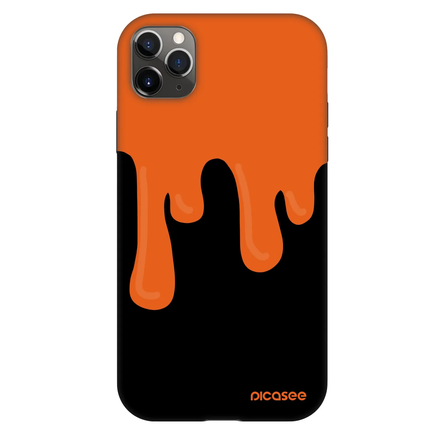 Picasee Fashion Case pentru Apple iPhone 11 Pro Max - Orange spooky