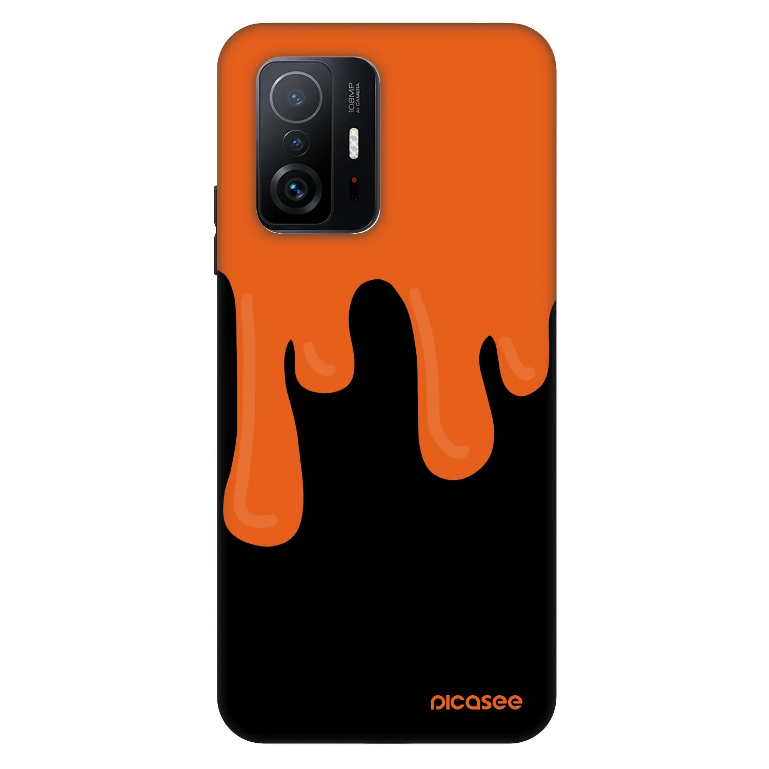 Picasee Fashion Case pentru Xiaomi 11T Pro - Orange spooky