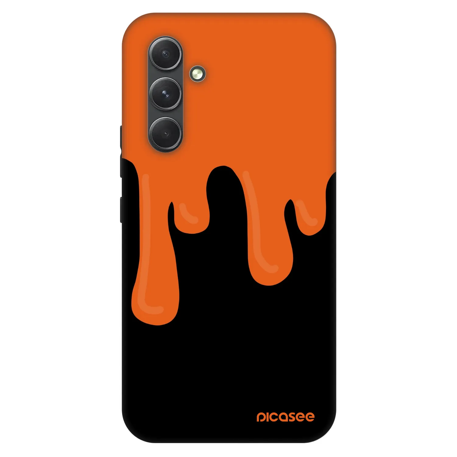Picasee Fashion Case pentru Samsung Galaxy A54 5G A546B - Orange spooky