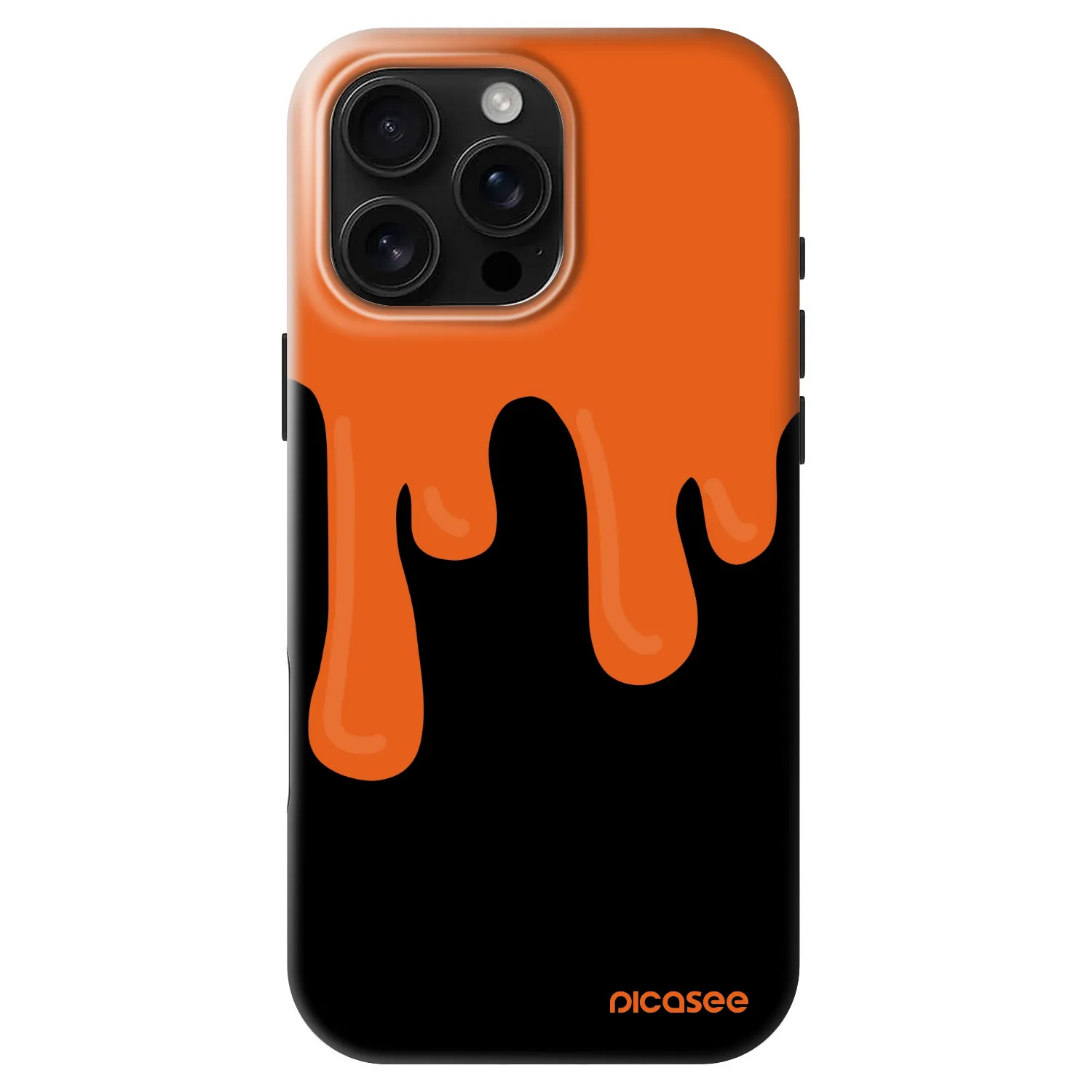 Picasee Fashion Case MagSafe pentru Apple iPhone 16 Pro Max - Orange spooky