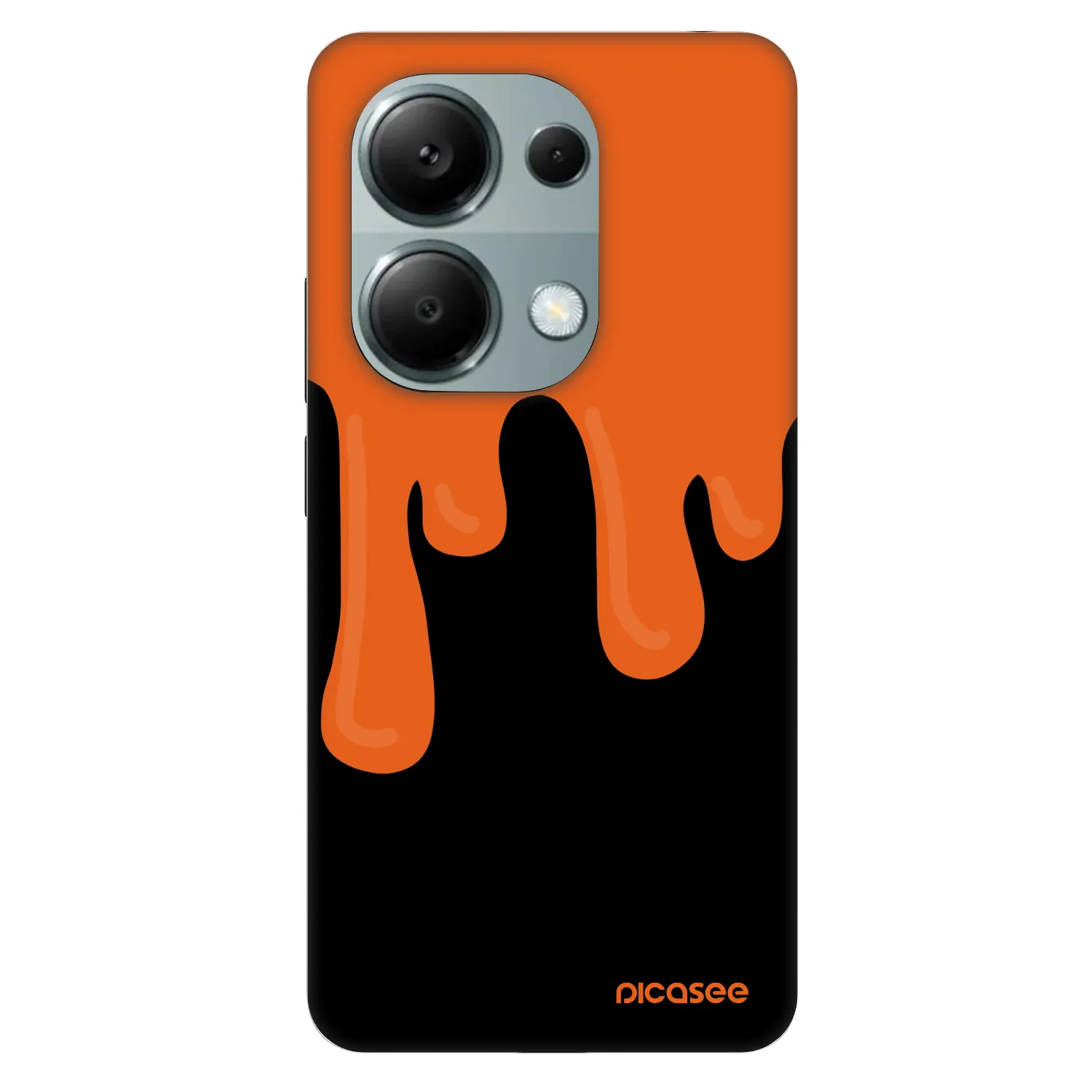 Picasee Fashion Case pentru Xiaomi Redmi Note 13 Pro 4G - Orange spooky