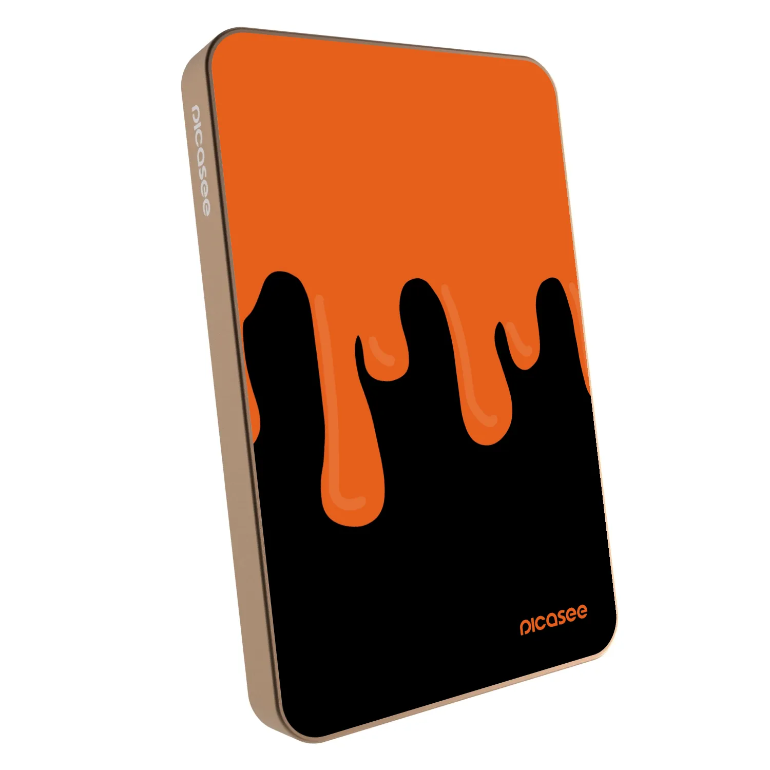Picasee Powerbank cu MagSafe 5 000 mAh De aur - Orange spooky