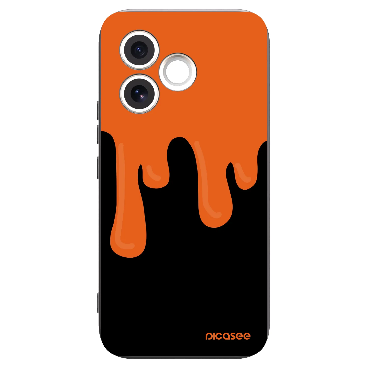 Picasee husă neagră din silicon pentru Honor 600 Lite - Orange spooky