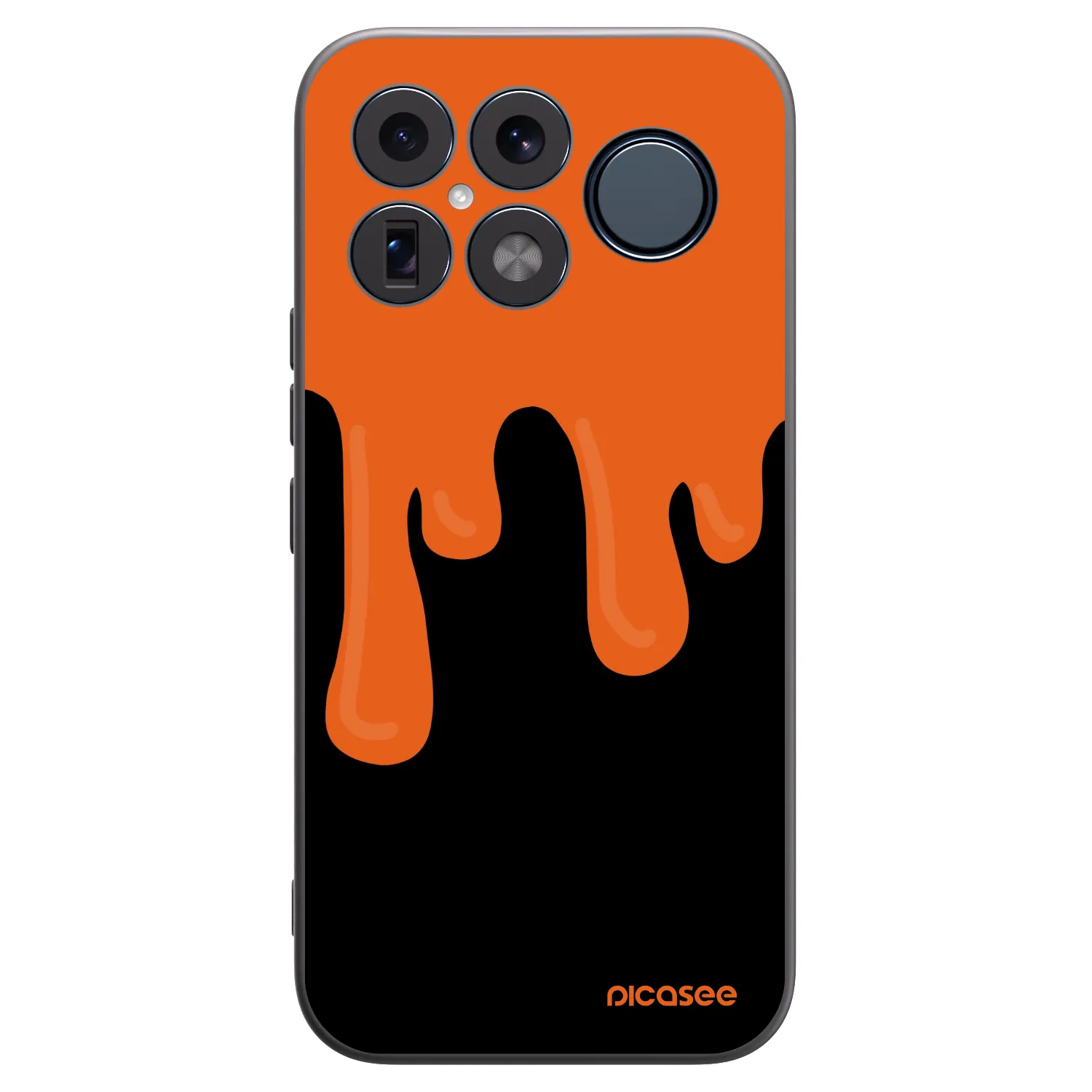 Picasee husă neagră din silicon pentru Xiaomi Poco F8 Ultra - Orange spooky