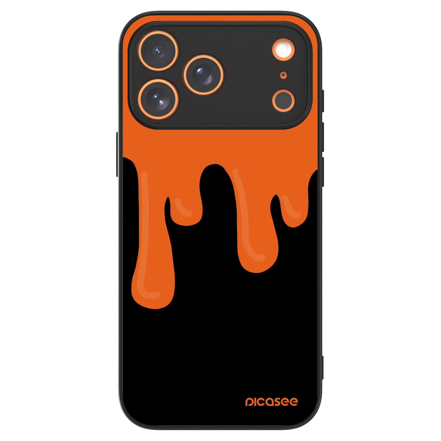 Picasee ULTIMATE CASE pentru Apple iPhone 18 Pro Max - Orange spooky