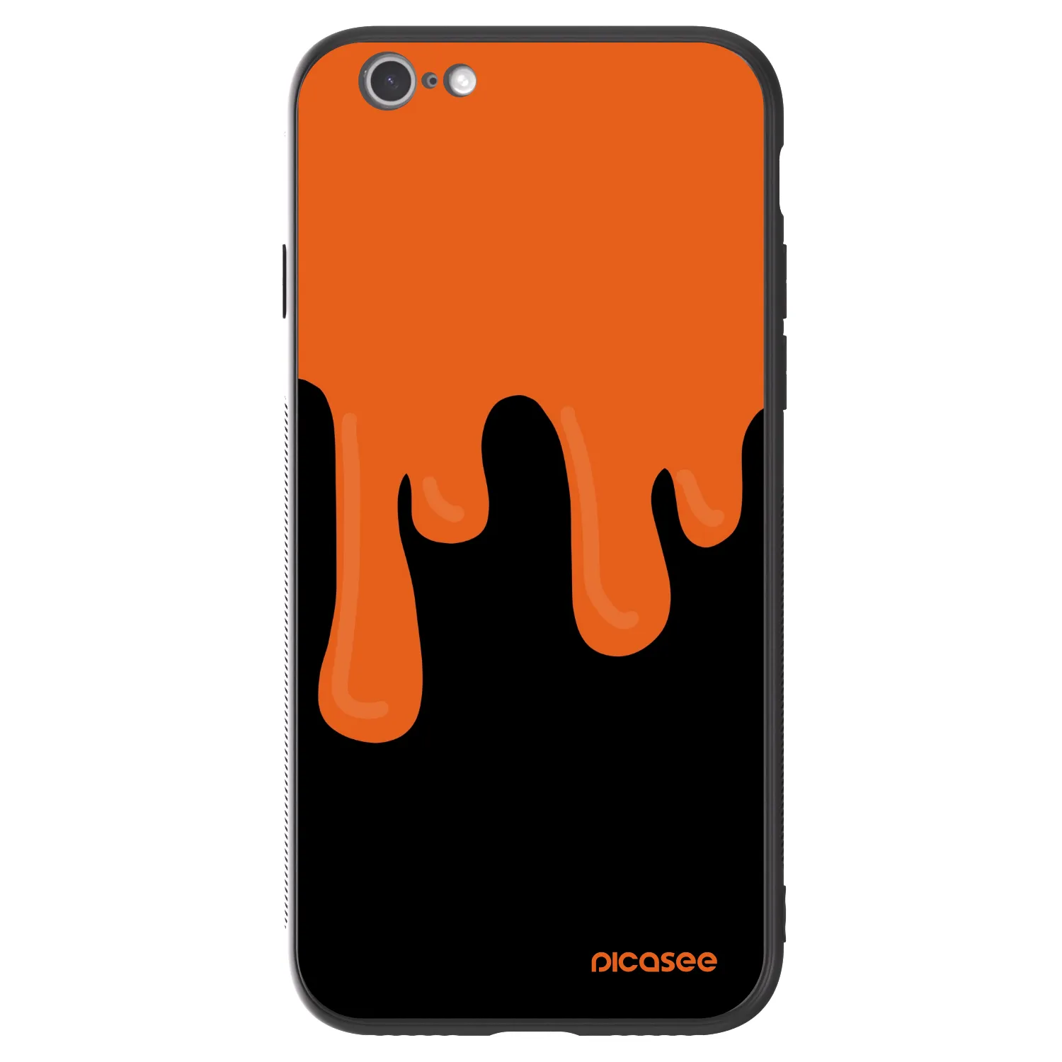 Picasee ULTIMATE CASE pentru Apple iPhone 6/6S - Orange spooky