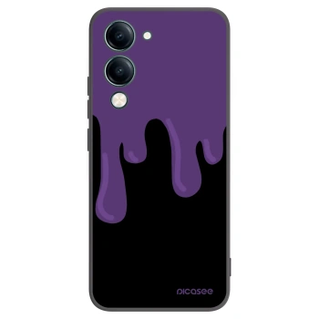 Picasee husă neagră din silicon pentru Vivo Y29s 5G - Purple spooky