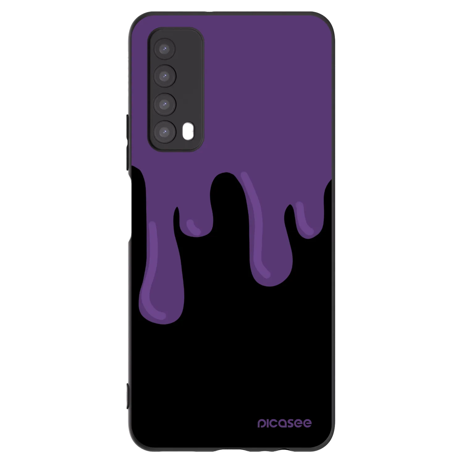 Picasee husă neagră din silicon pentru Huawei P Smart 2021 - Purple spooky
