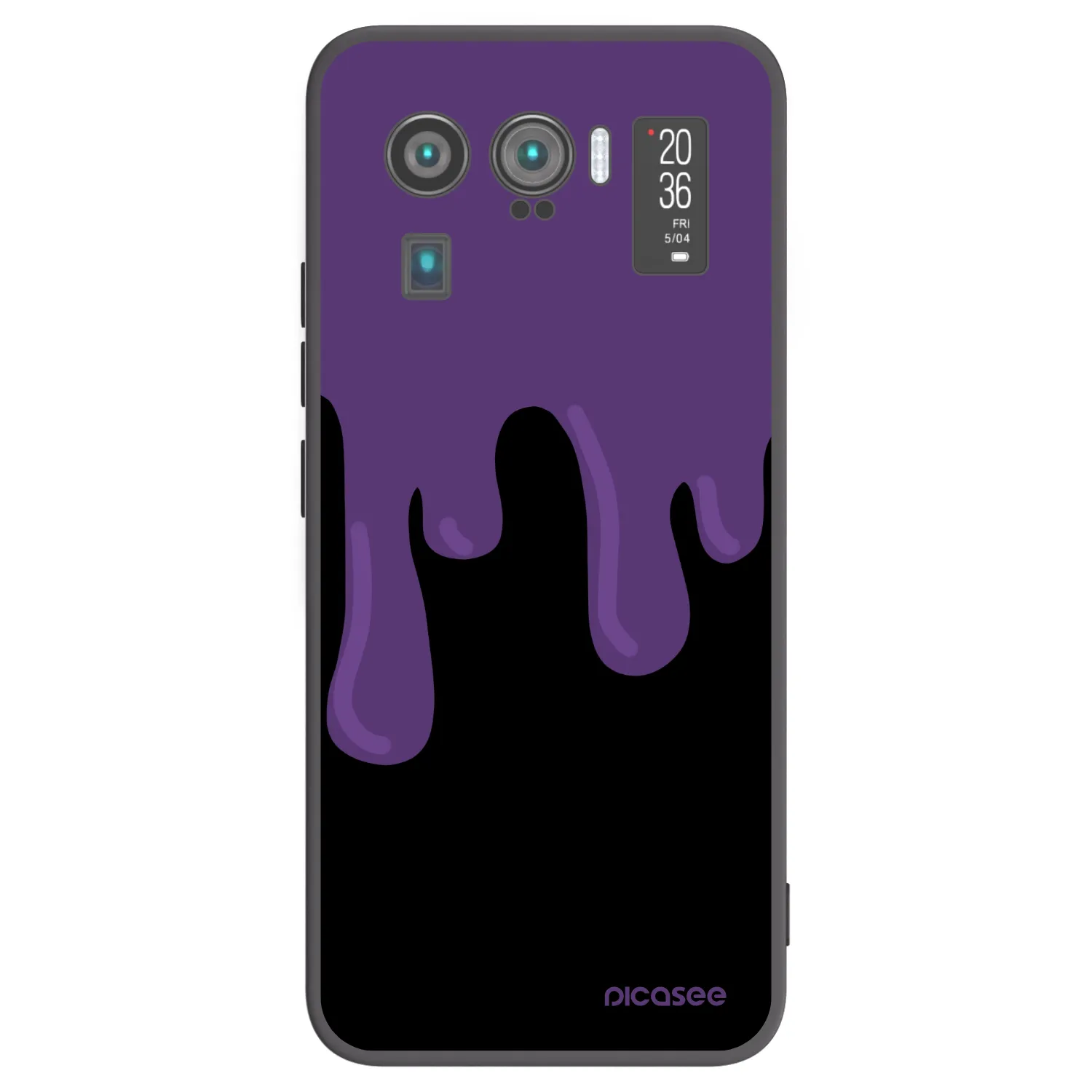 Picasee husă neagră din silicon pentru Xiaomi Mi 11 Ultra - Purple spooky