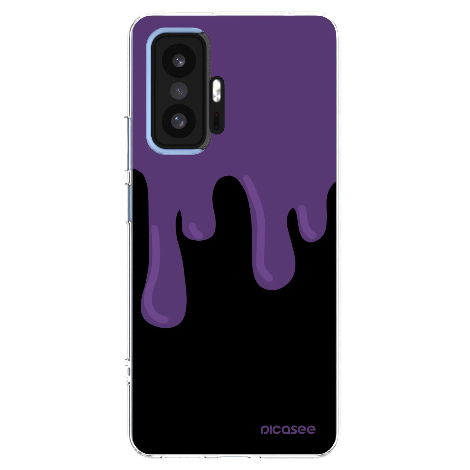 Picasee husă transparentă din silicon pentru Xiaomi 11T - Purple spooky
