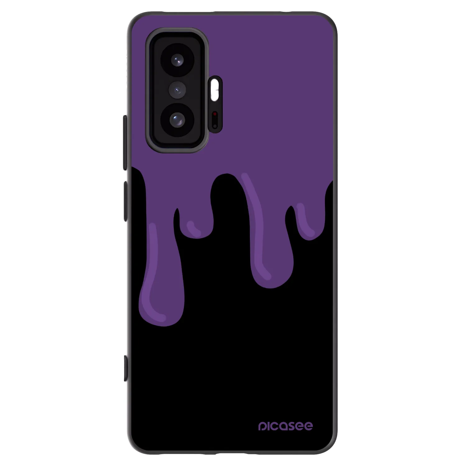 Picasee husă neagră din silicon pentru Xiaomi 11T - Purple spooky