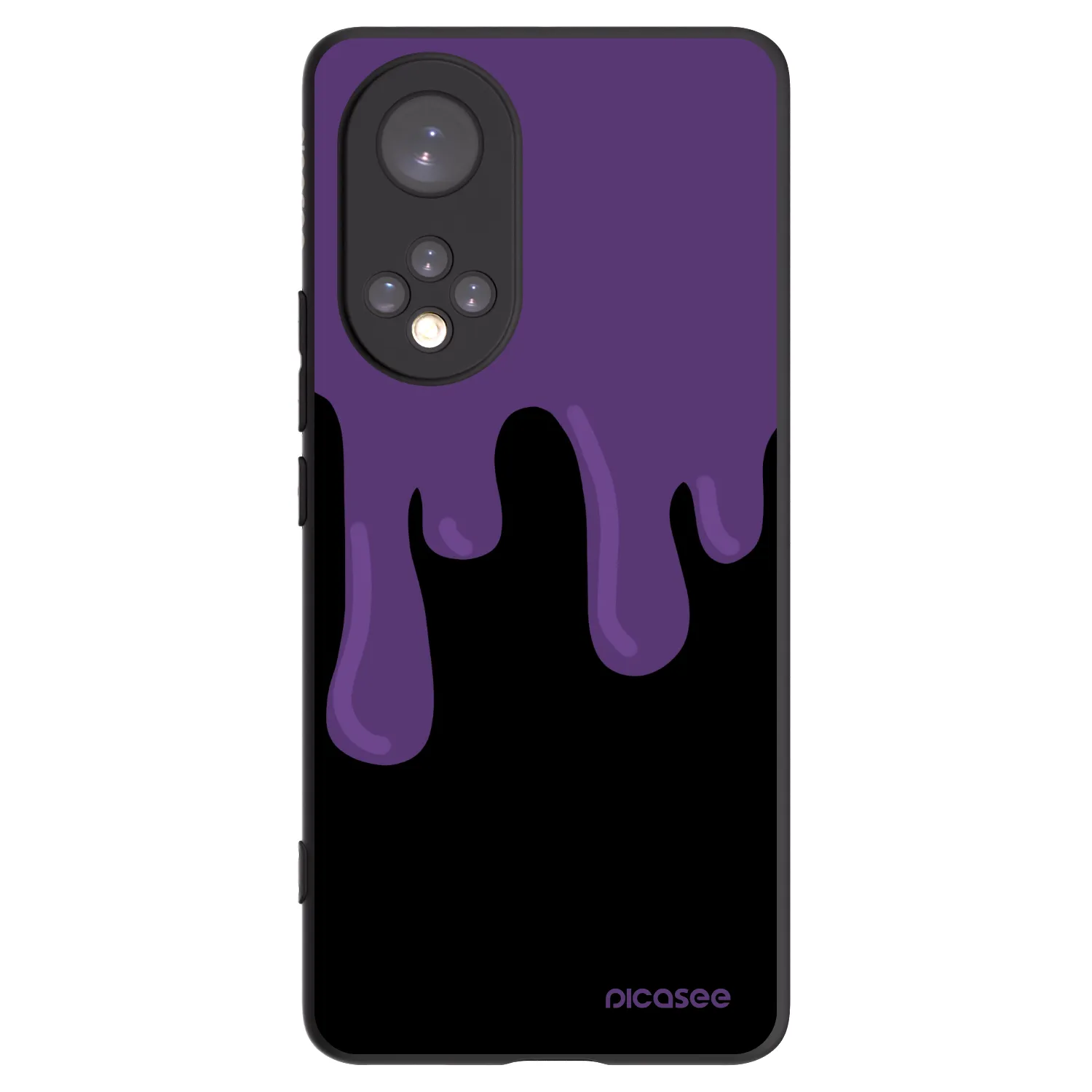 Picasee husă neagră din silicon pentru Honor 50 5G - Purple spooky
