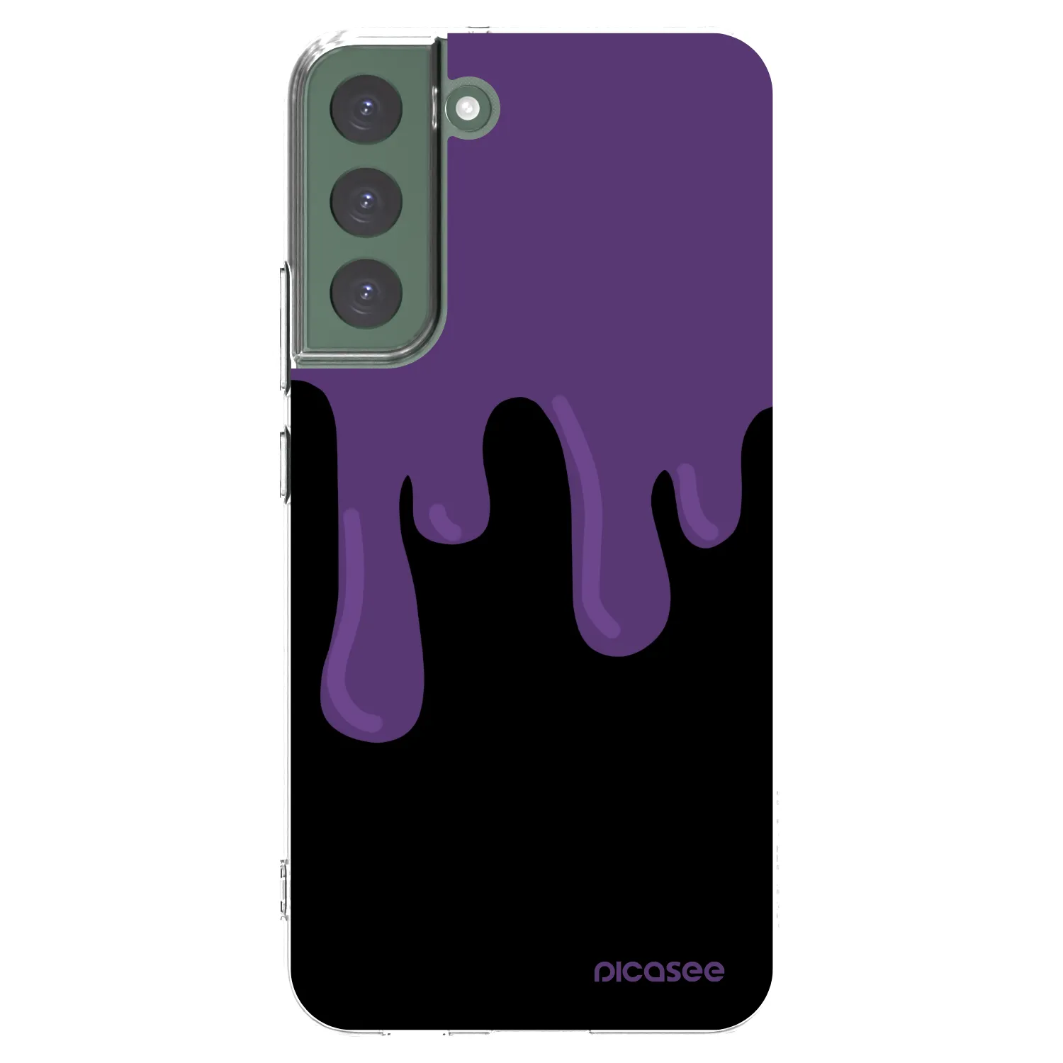 Picasee husă transparentă din silicon pentru Samsung Galaxy S22+ 5G - Purple spooky