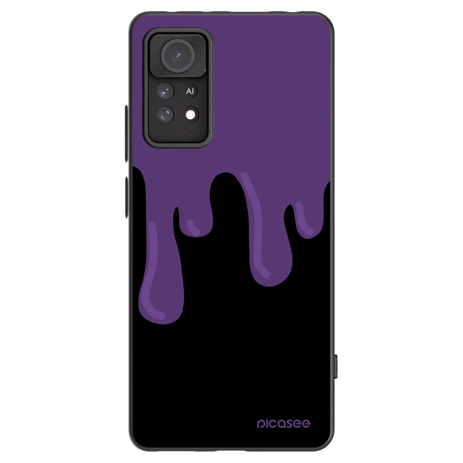 Picasee husă neagră din silicon pentru Xiaomi Redmi Note 11 Pro 5G - Purple spooky