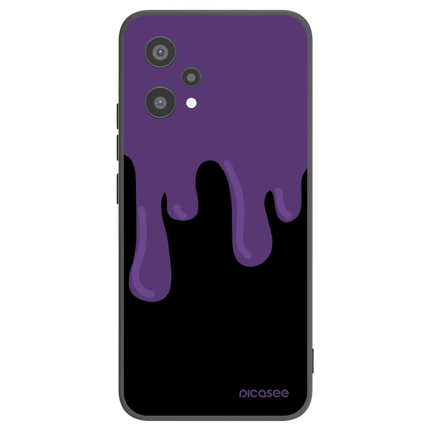 Picasee husă neagră din silicon pentru Realme 9 Pro 5G - Purple spooky