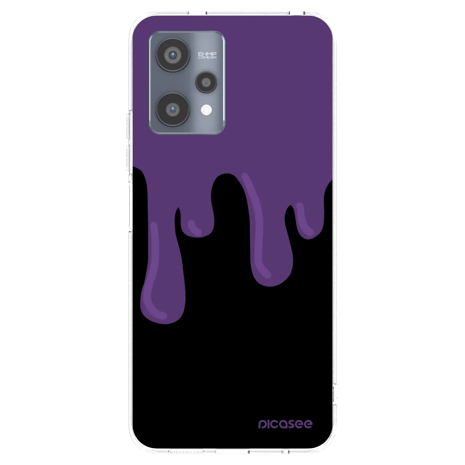 Picasee husă transparentă din silicon pentru Realme 9 Pro 5G - Purple spooky