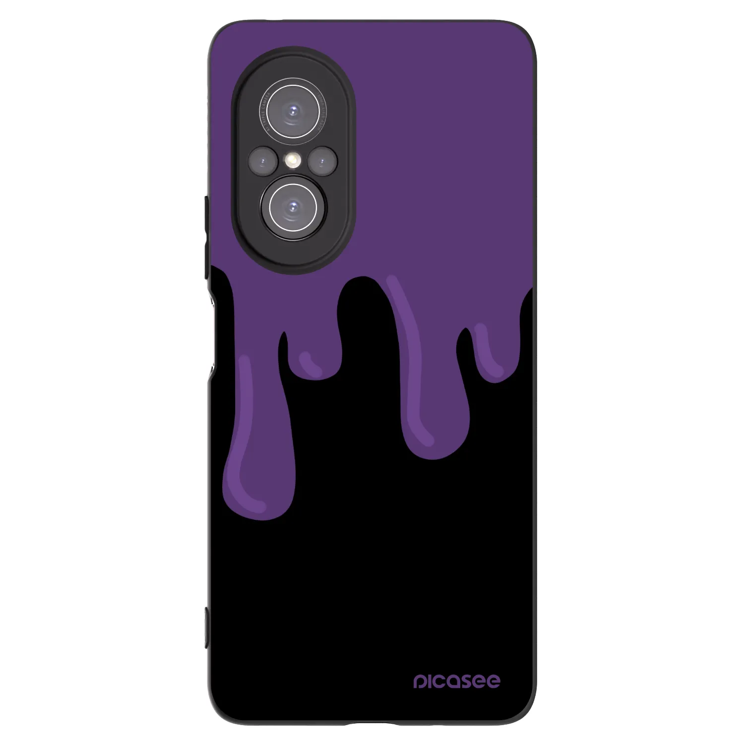 Picasee husă neagră din silicon pentru Huawei Nova 9 SE - Purple spooky