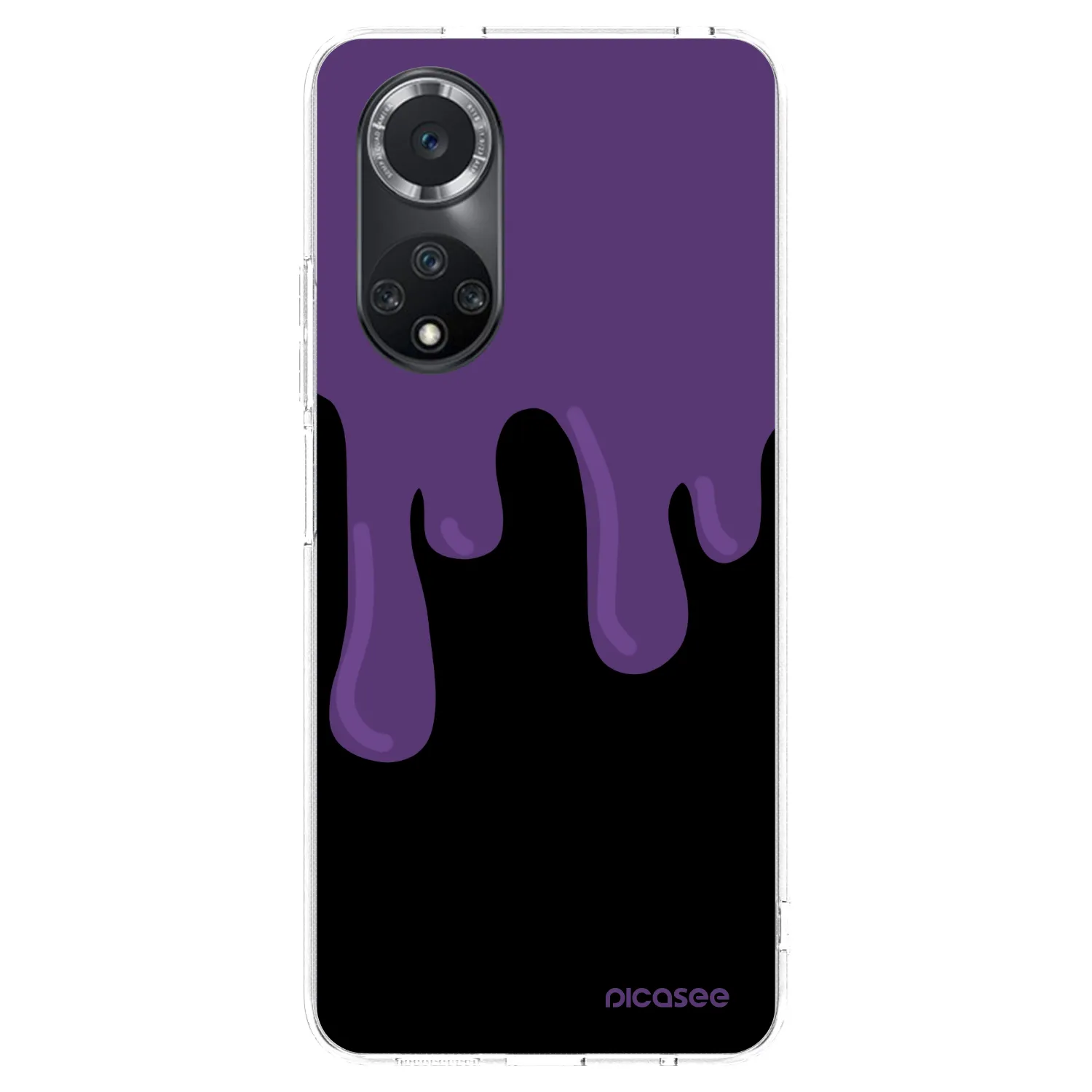 Picasee husă transparentă din silicon pentru Huawei Nova 9 SE - Purple spooky