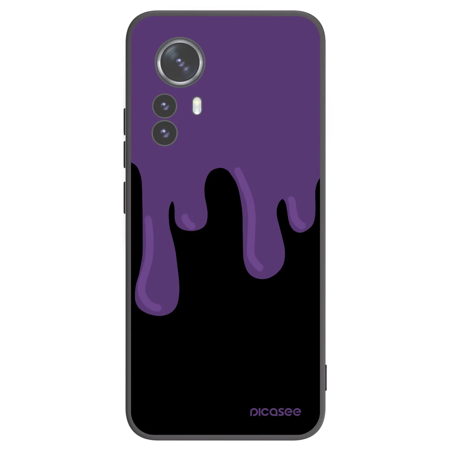 Picasee husă neagră din silicon pentru Xiaomi 12 Pro - Purple spooky