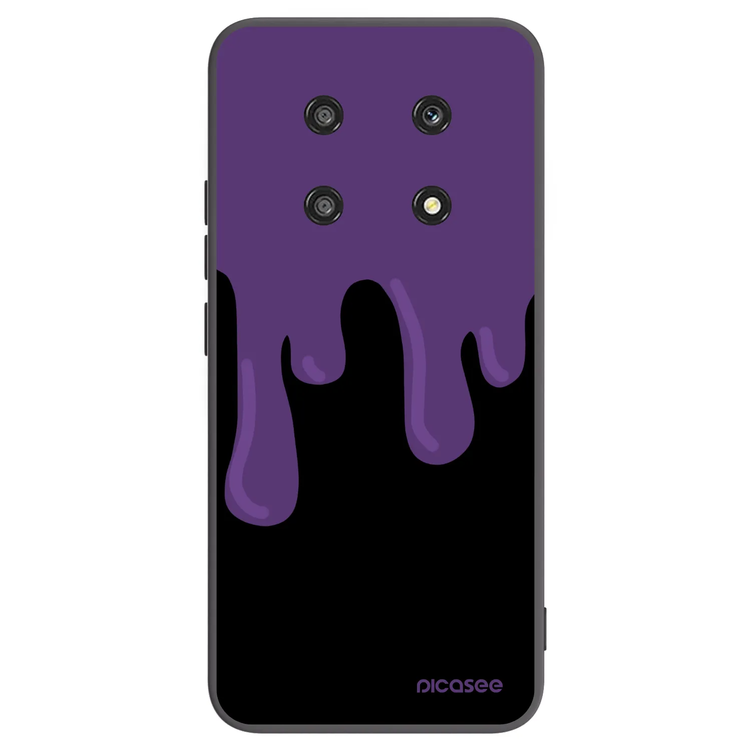 Picasee husă neagră din silicon pentru Honor Magic4 Lite 5G - Purple spooky