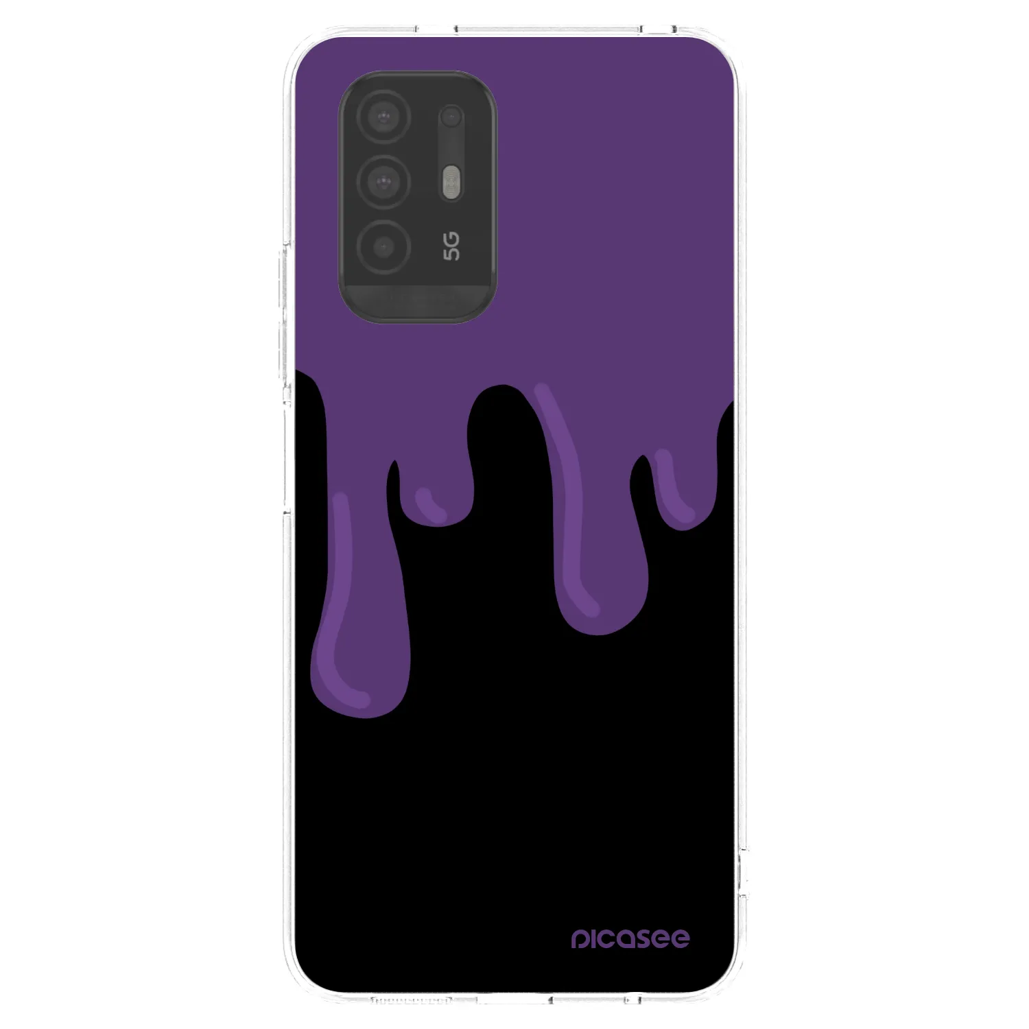 Picasee husă transparentă din silicon pentru OPPO A94 5G - Purple spooky