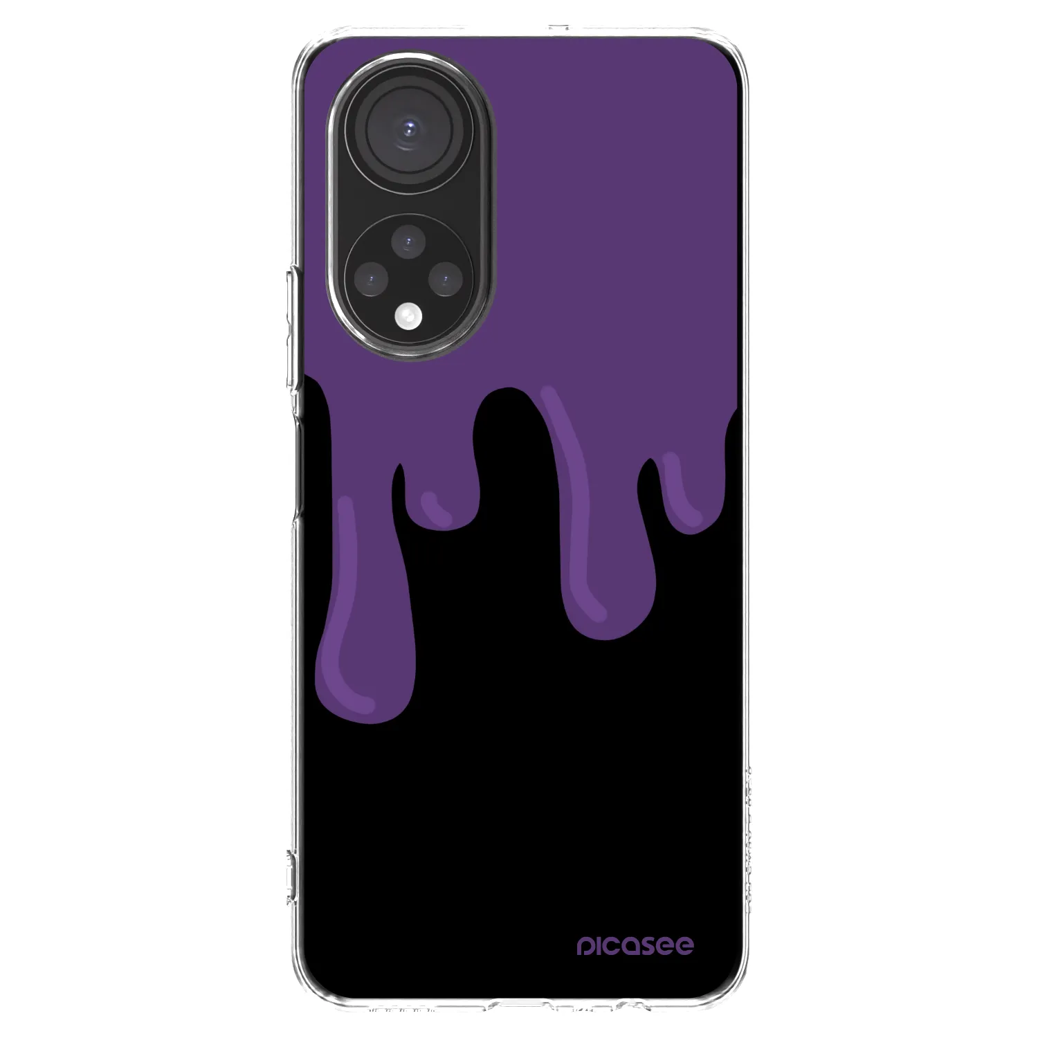 Picasee husă transparentă din silicon pentru Honor X7 - Purple spooky