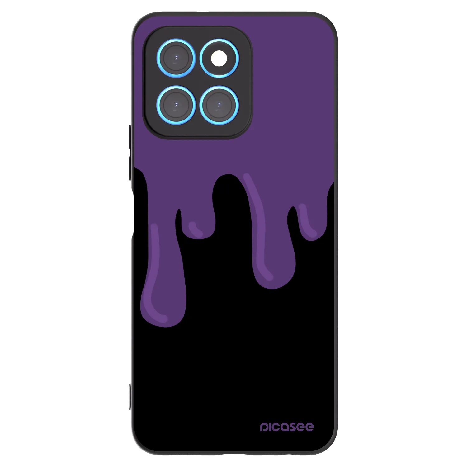 Picasee husă neagră din silicon pentru Honor X6 - Purple spooky