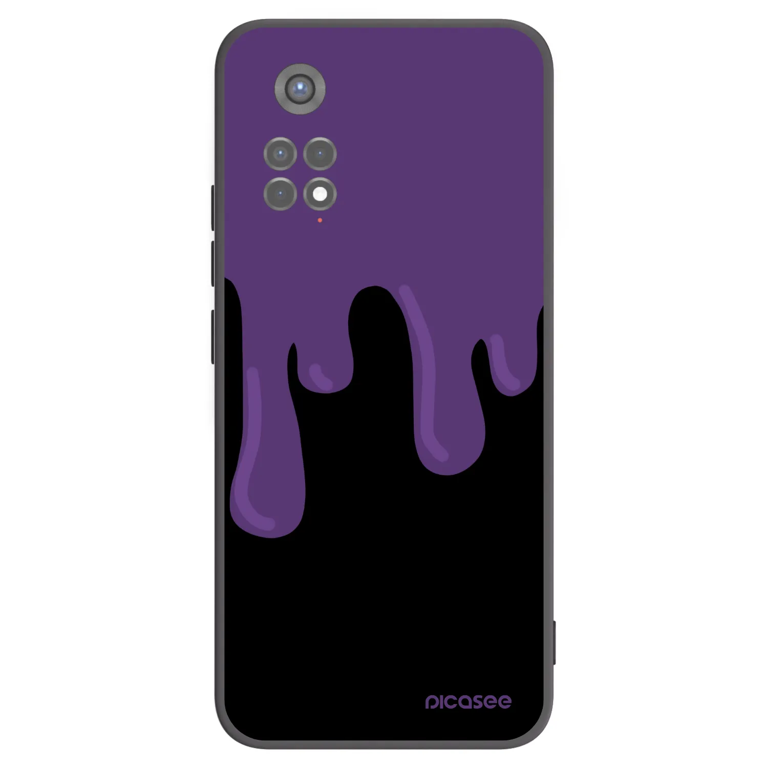 Picasee husă neagră din silicon pentru Xiaomi Redmi Note 11S 5G - Purple spooky