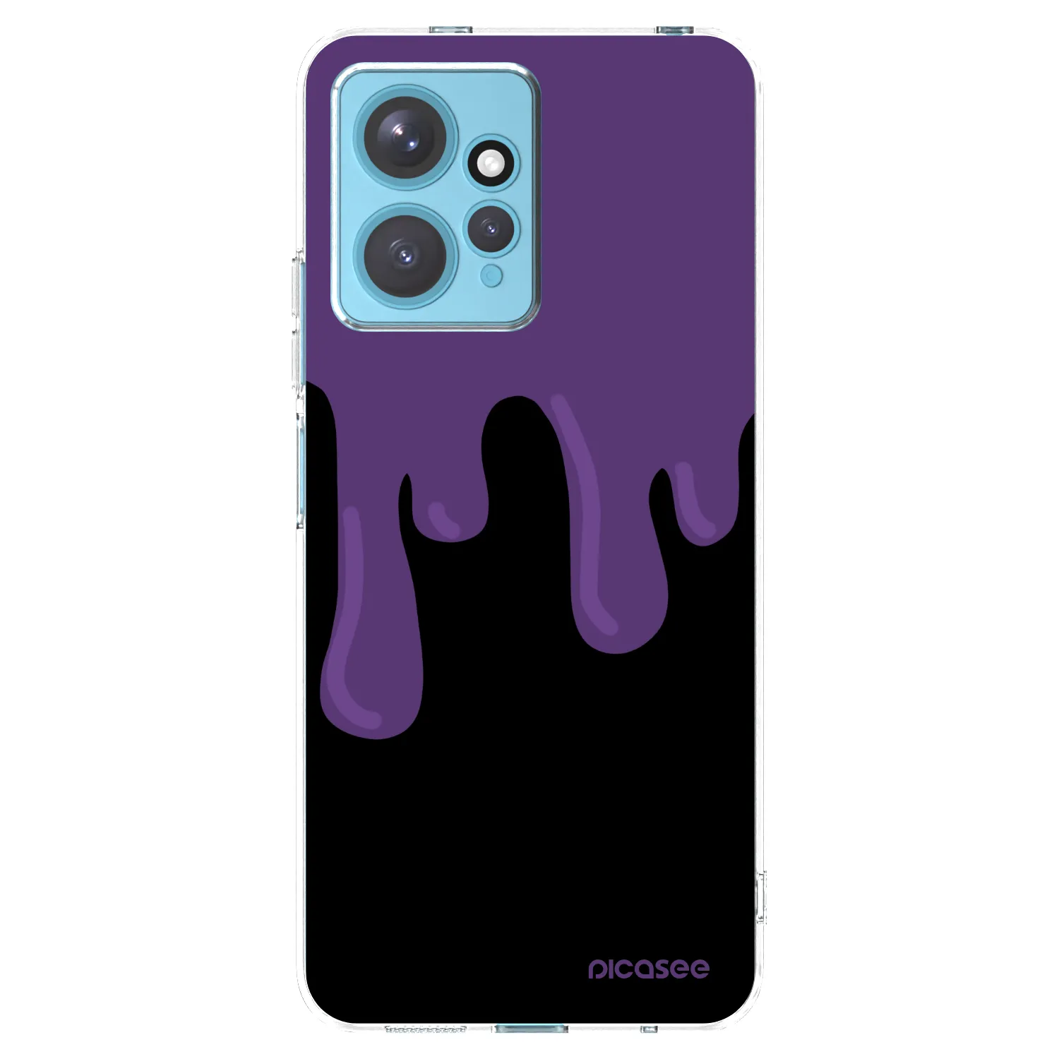 Picasee husă transparentă din silicon pentru Xiaomi Redmi Note 12 4G - Purple spooky