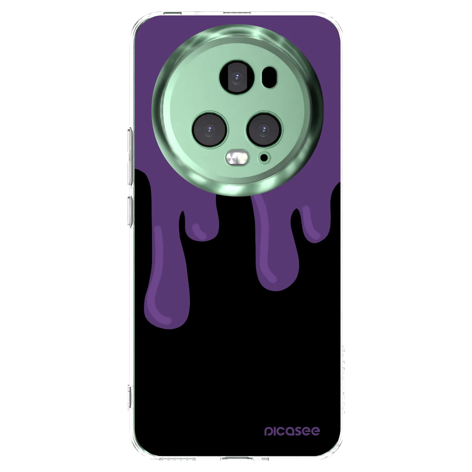 Picasee husă transparentă din silicon pentru Honor Magic5 Pro - Purple spooky