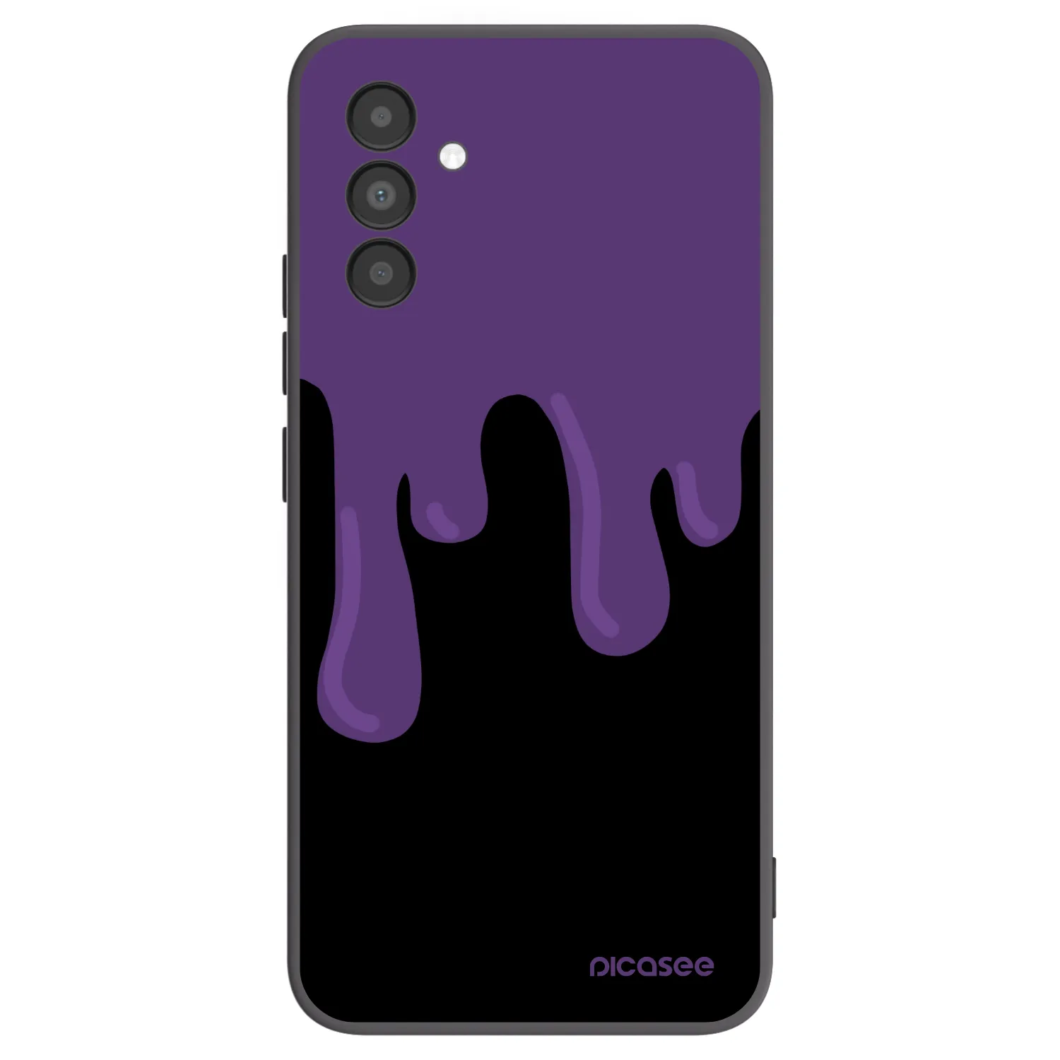 Picasee husă neagră din silicon pentru Samsung Galaxy A04s A047F - Purple spooky