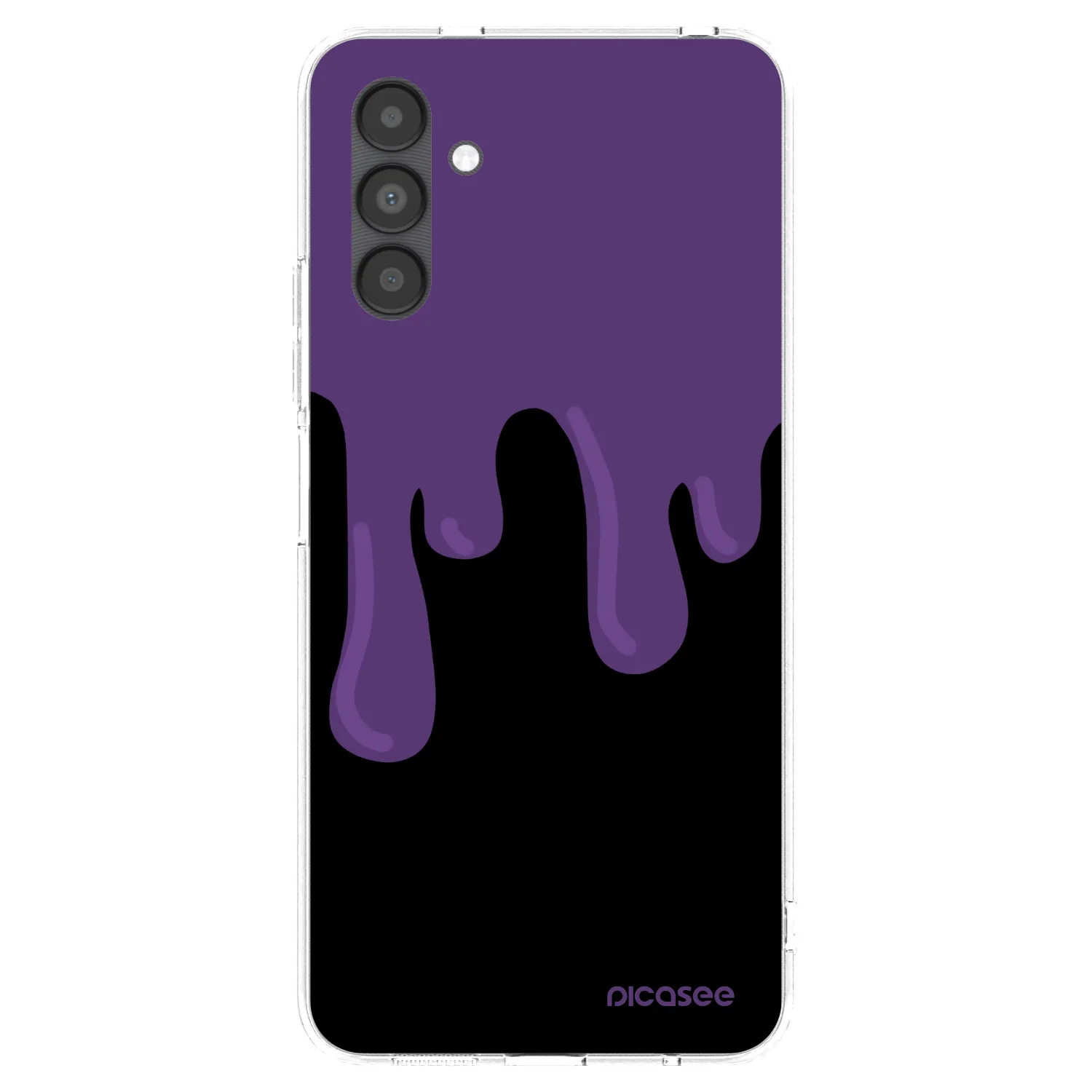Picasee husă transparentă din silicon pentru Samsung Galaxy A04s A047F - Purple spooky