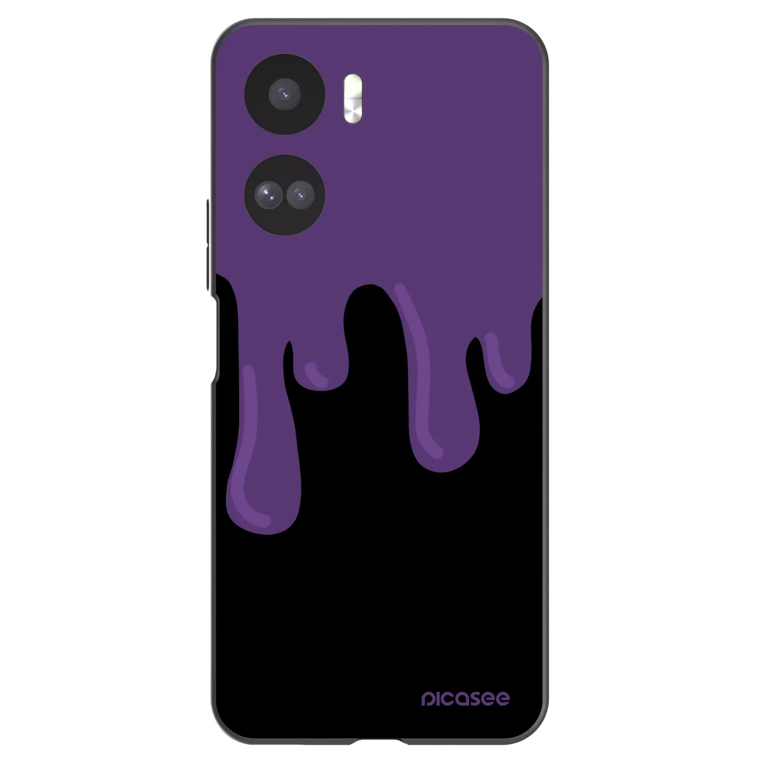 Picasee husă neagră din silicon pentru Honor 90 Lite 5G - Purple spooky