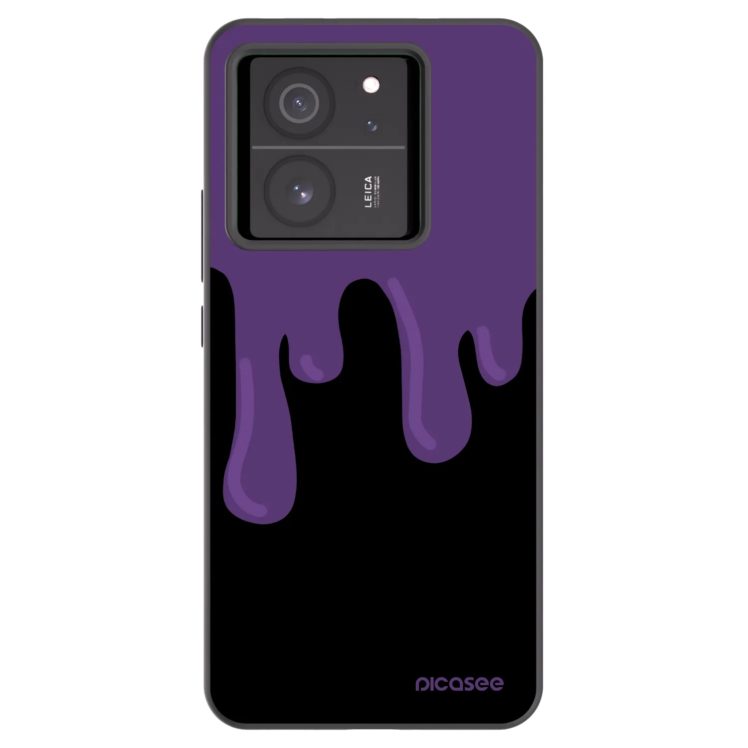 Picasee husă neagră din silicon pentru Xiaomi 13T - Purple spooky