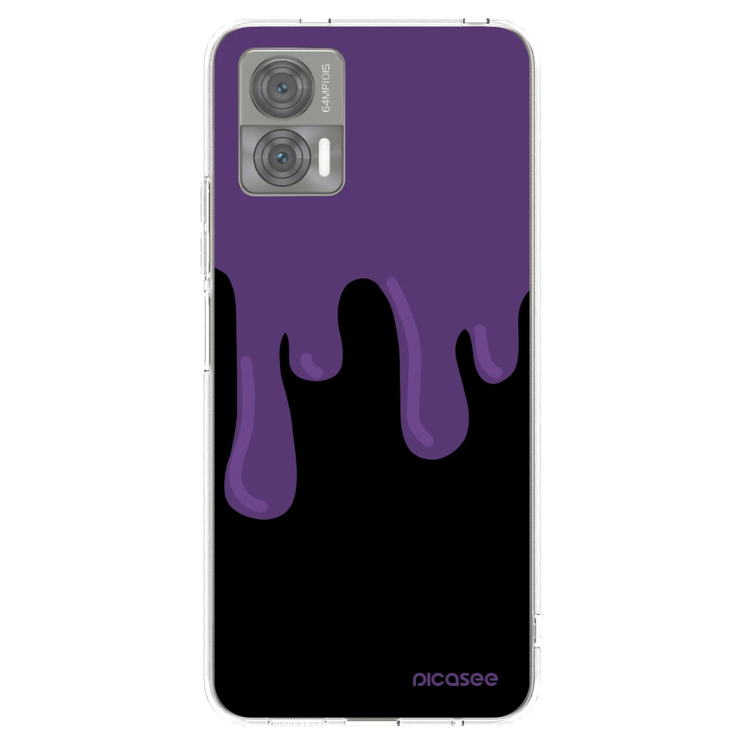 Picasee husă transparentă din silicon pentru Motorola Edge 30 Neo - Purple spooky
