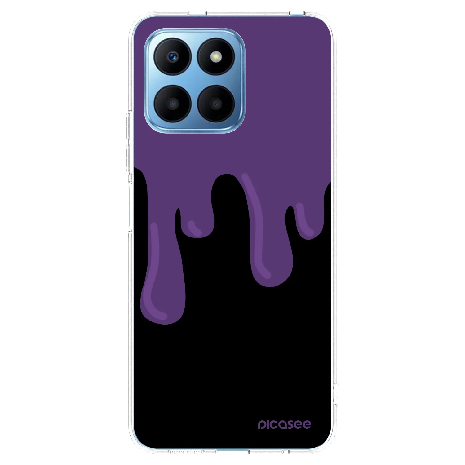 Picasee husă transparentă din silicon pentru Honor 70 Lite - Purple spooky