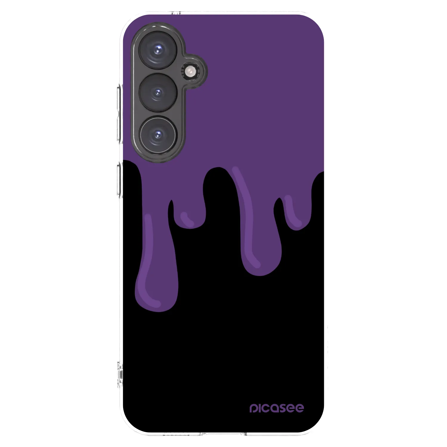Picasee husă transparentă din silicon pentru Samsung Galaxy S23 FE S711B - Purple spooky