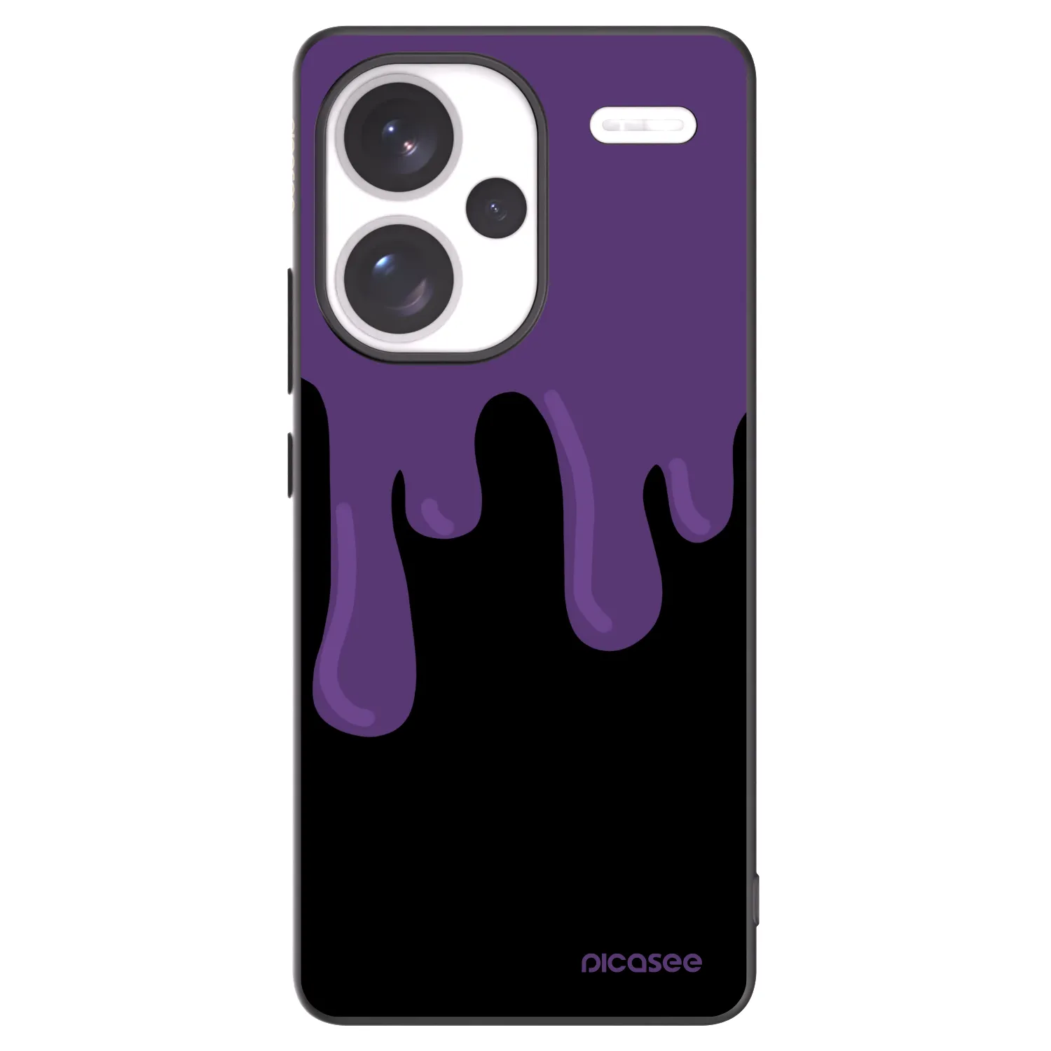 Picasee husă neagră din silicon pentru Xiaomi Redmi Note 13 Pro+ 5G - Purple spooky