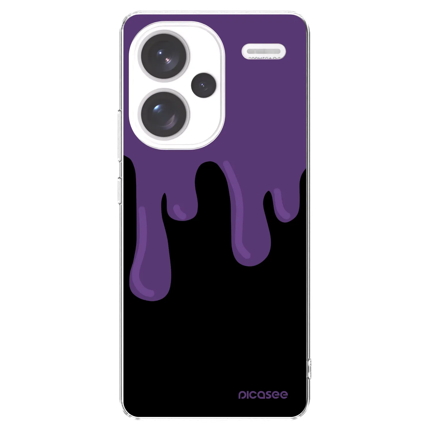 Picasee husă transparentă din silicon pentru Xiaomi Redmi Note 13 Pro+ 5G - Purple spooky