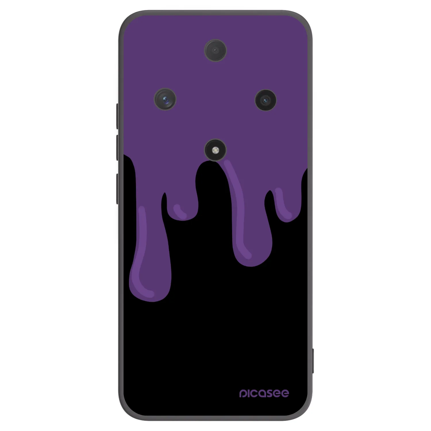 Picasee husă neagră din silicon pentru Honor Magic6 Lite 5G - Purple spooky