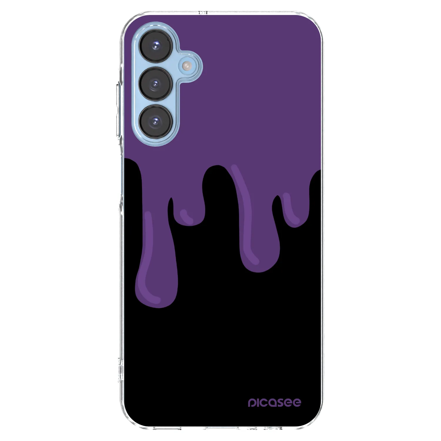 Picasee husă transparentă din silicon pentru Samsung Galaxy A15 A156B 5G - Purple spooky