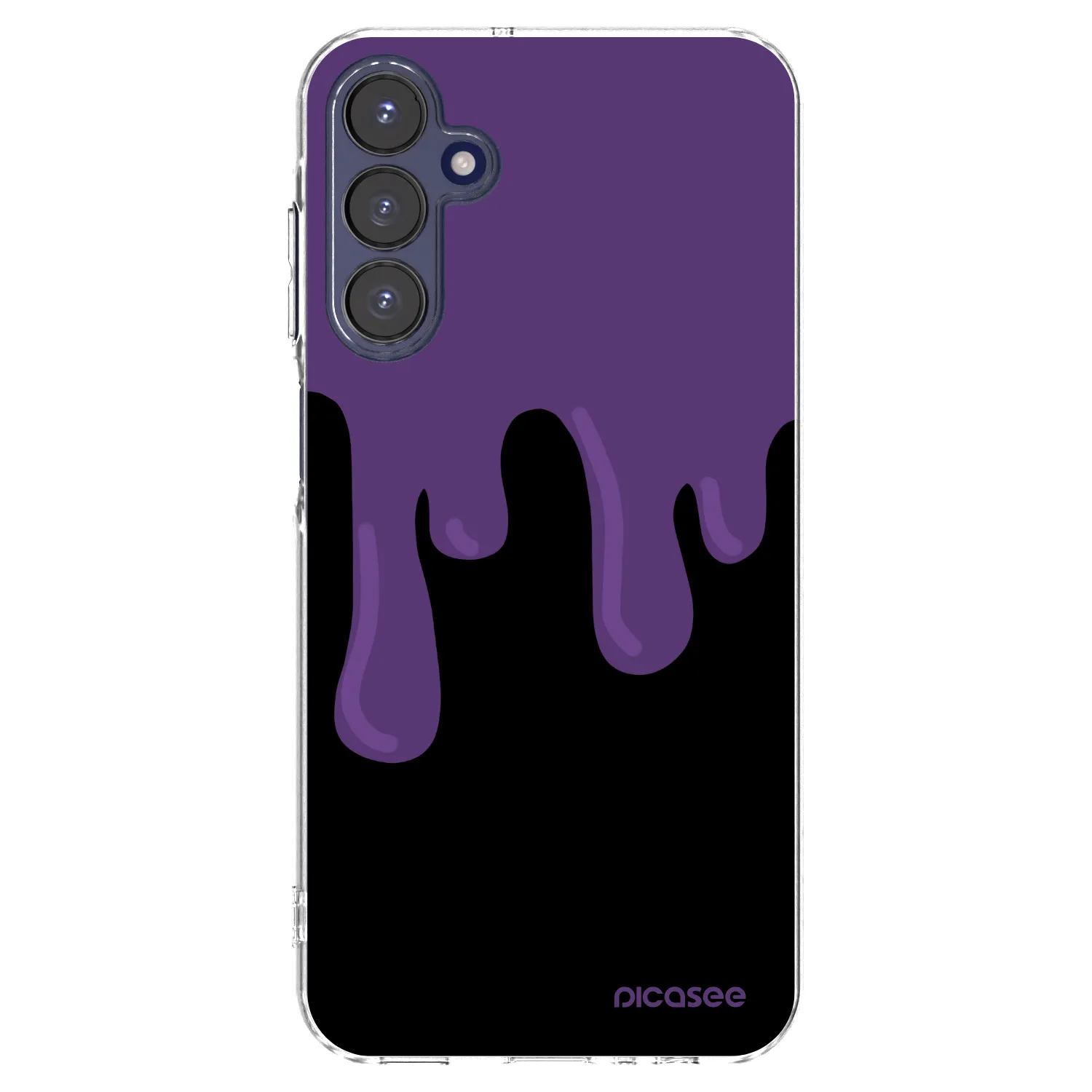 Picasee husă transparentă din silicon pentru Samsung Galaxy A15 A155F 4G - Purple spooky