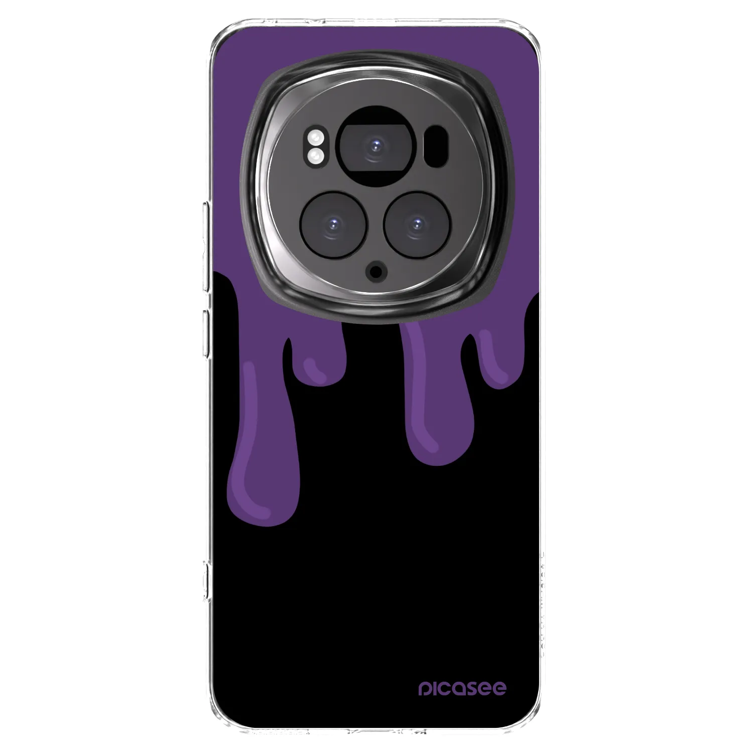 Picasee husă transparentă din silicon pentru Honor Magic6 Pro - Purple spooky