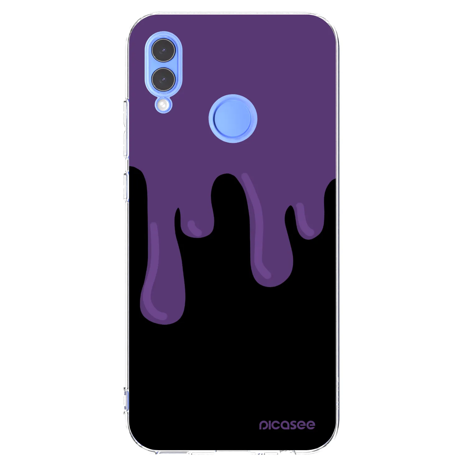 Picasee husă transparentă din silicon pentru Honor 10 Lite - Purple spooky