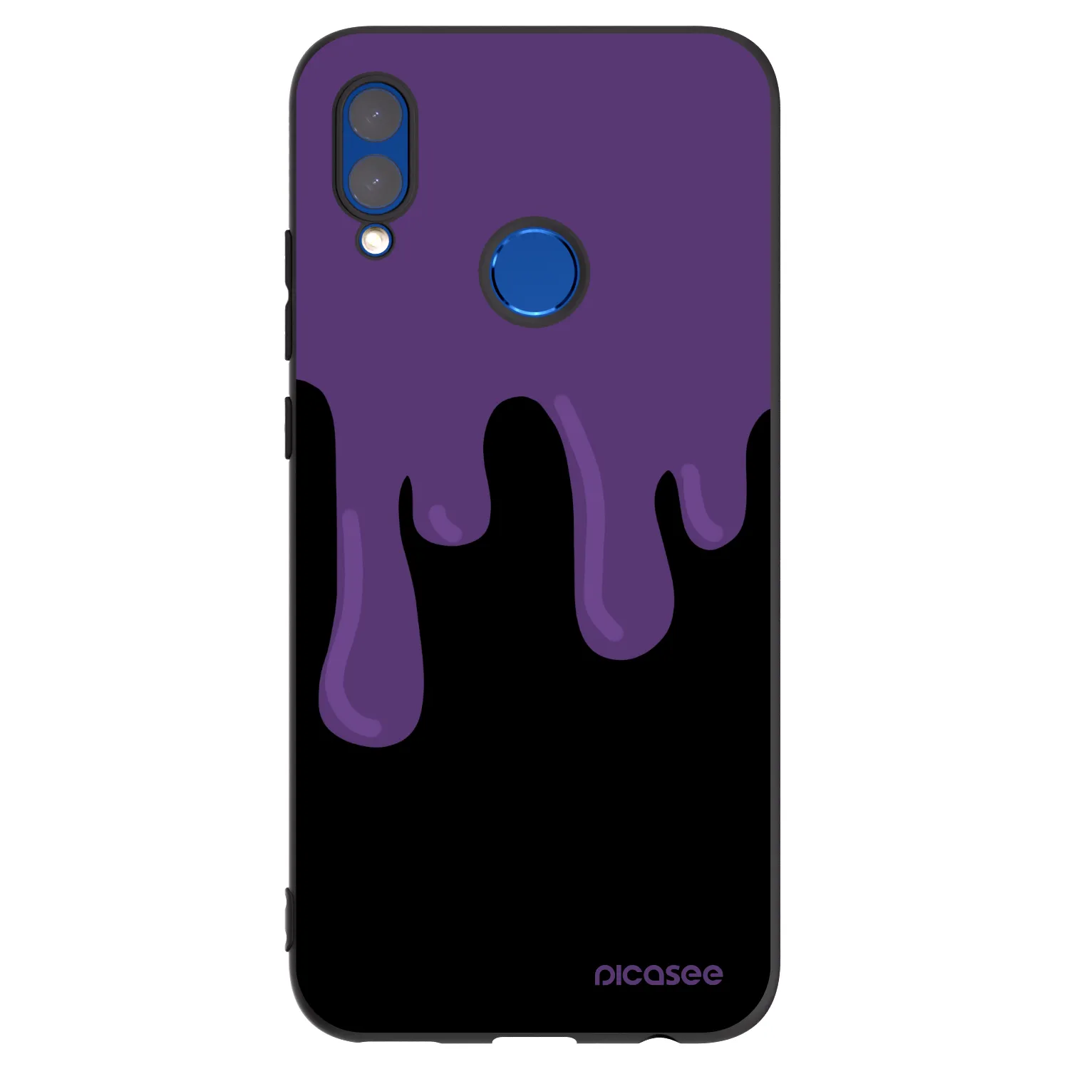 Picasee husă neagră din silicon pentru Honor 10 Lite - Purple spooky