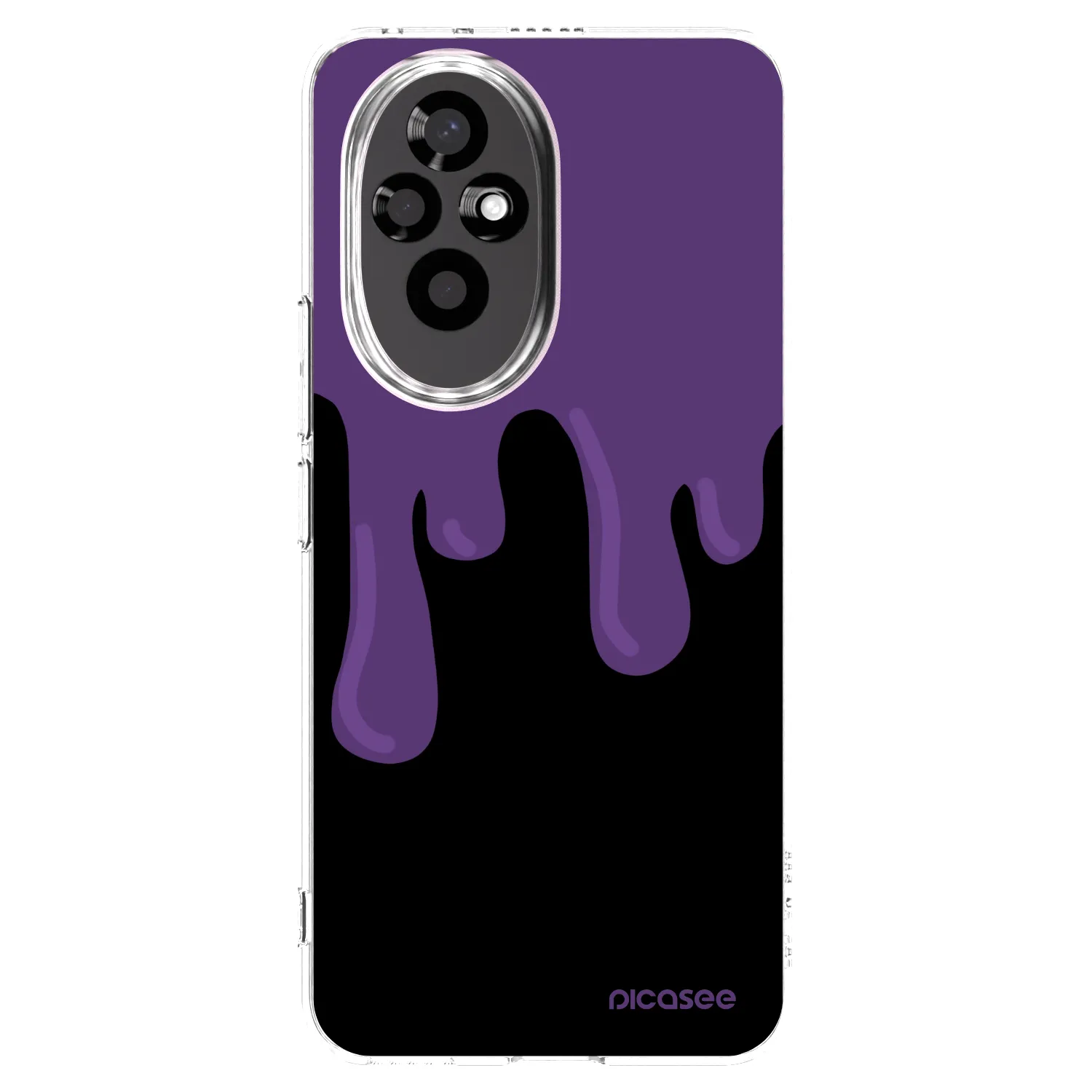 Picasee husă transparentă din silicon pentru Honor 200 5G - Purple spooky