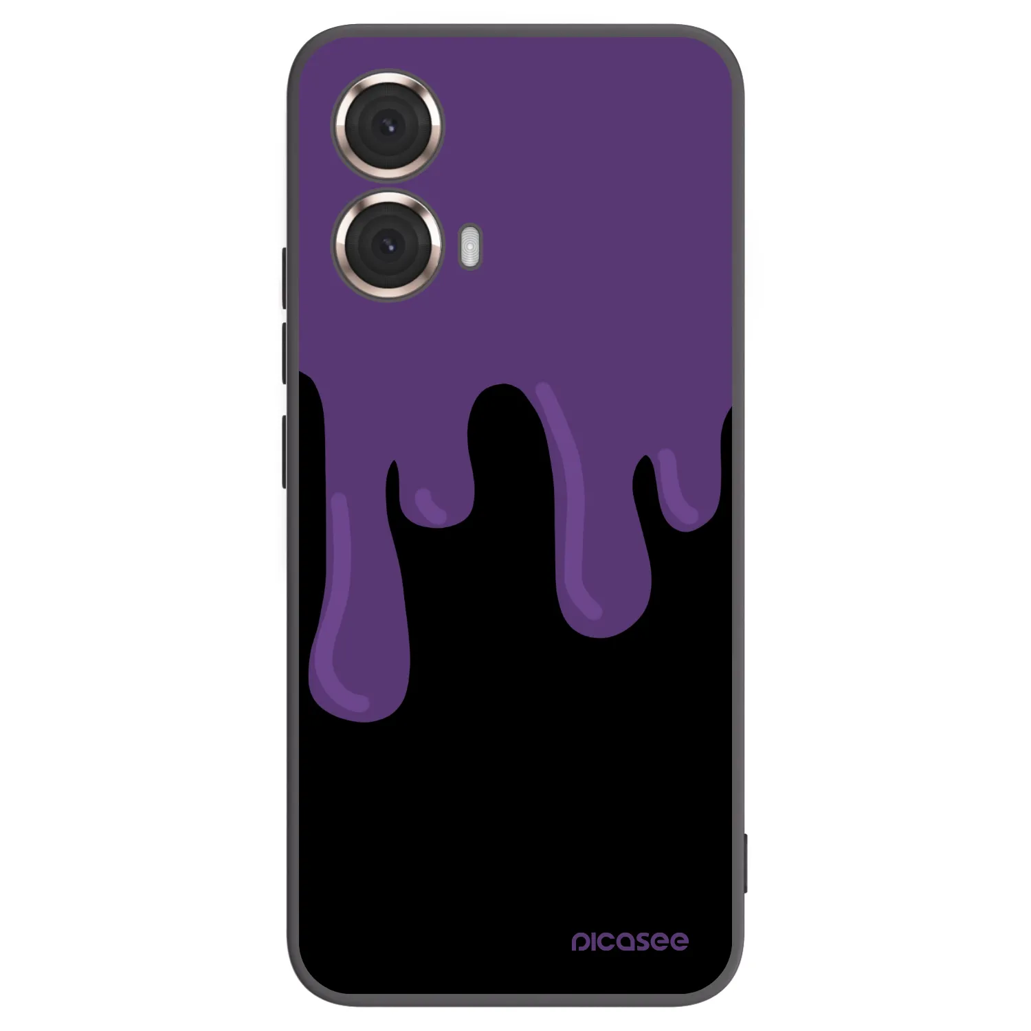 Picasee husă neagră din silicon pentru Motorola Moto G85 - Purple spooky